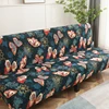 LANMOLIFE Armless Futon Slipcovers Stretch Folding Sofa Bed Cover with Elastic Bottom, Printed Fitted Couch Cover 3