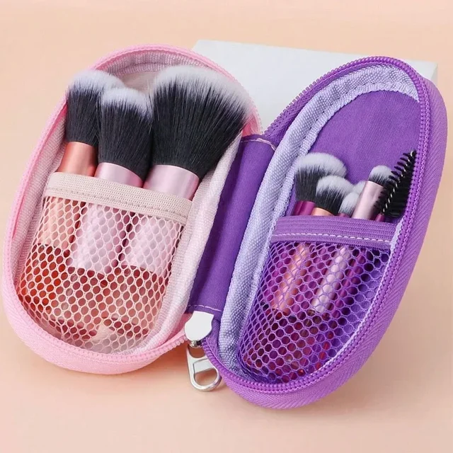 10Pcs/Bag Mini Makeup Brush Set Powder Eyeshadow Foundation Blush Blender Concealer Beauty Makeup Tools Brush Professional