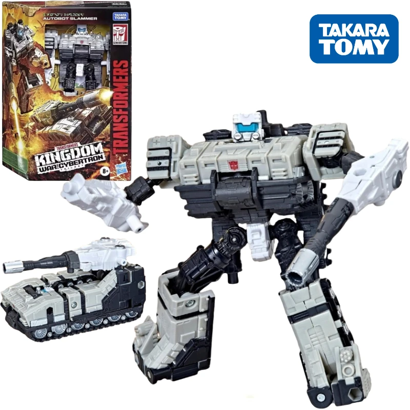 

В наличии TAKARA Transformer Toys War for Cybertron Kingdom WFC-K33 Autobot Slammer Toy Action фигурки Коллекционные сувениры HOBBY