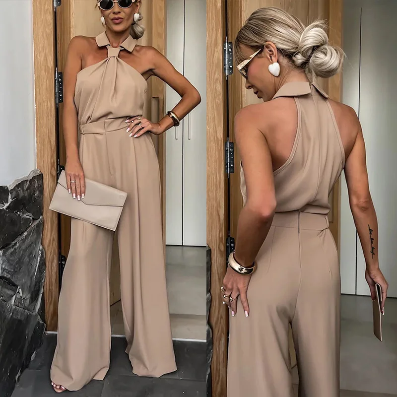

Summer Outfit Vacation Women Outfits Women's Clothing Trend 2024 Jumpsuits Rompers Bodysuit Woman Elegant Jumpsuit Fashion
