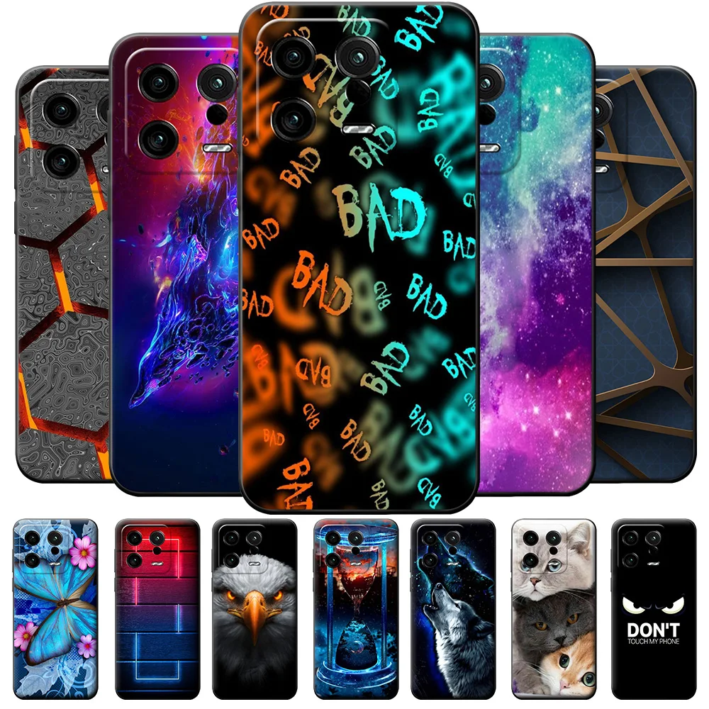 Per Xiaomi 13 Custodia Per Xiaomi 13 Pro Animal Fashion Custodie Morbide In Silicone Verniciato Per Xiaomi 13 Mi 13 Pro Cover Fundas Bumper