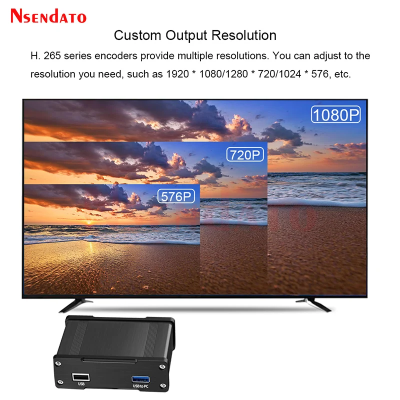 JM1000 Plus USB Flash Disk Player IP to PC HDMI Video Capture Card Box Decoder With Low Cost Stream H.265 For RTSP SRT RTSP