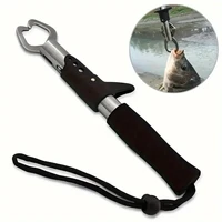 Fish Controller Stainless Steel Fish Clipper Double Buckle Fishing Pliers Anti-corrosion and Anti-slip Fishing Supplies 2