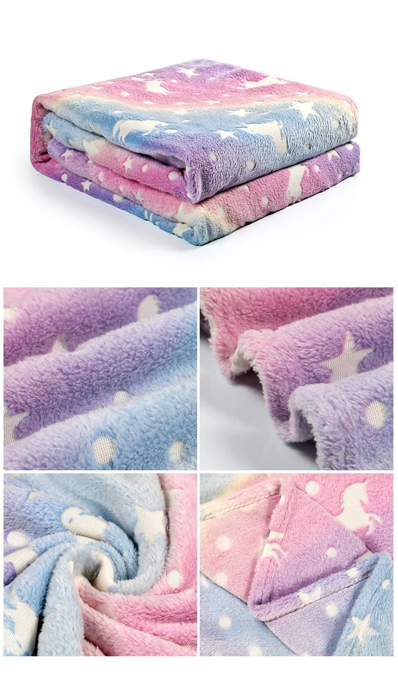 Couvertures en flanelle pour enfants à vendre à chaud, couvertures lumineuses_voghion.com