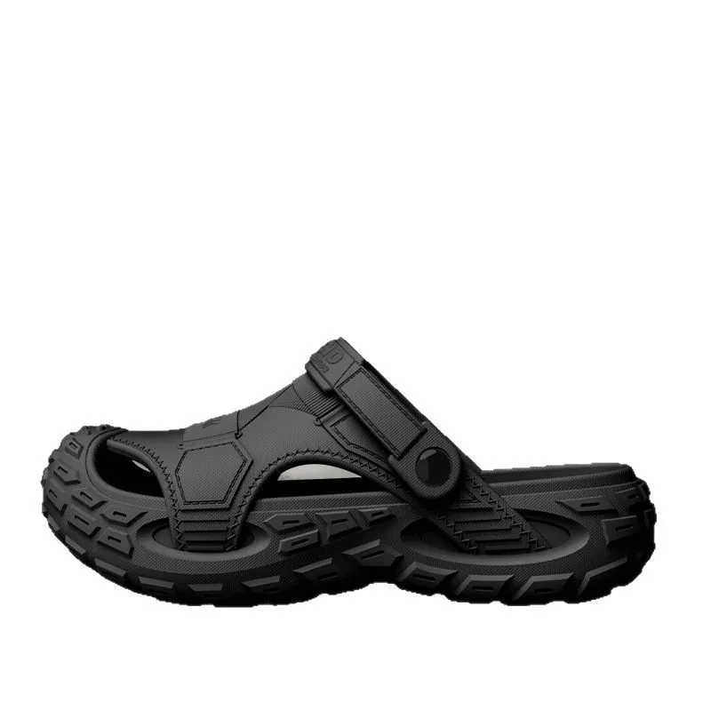Large Size Thi Bot Clog oes Men's Casual Beach Slippers Comfortable Breathable Slip-On Sandals Thi Heel Summer oes