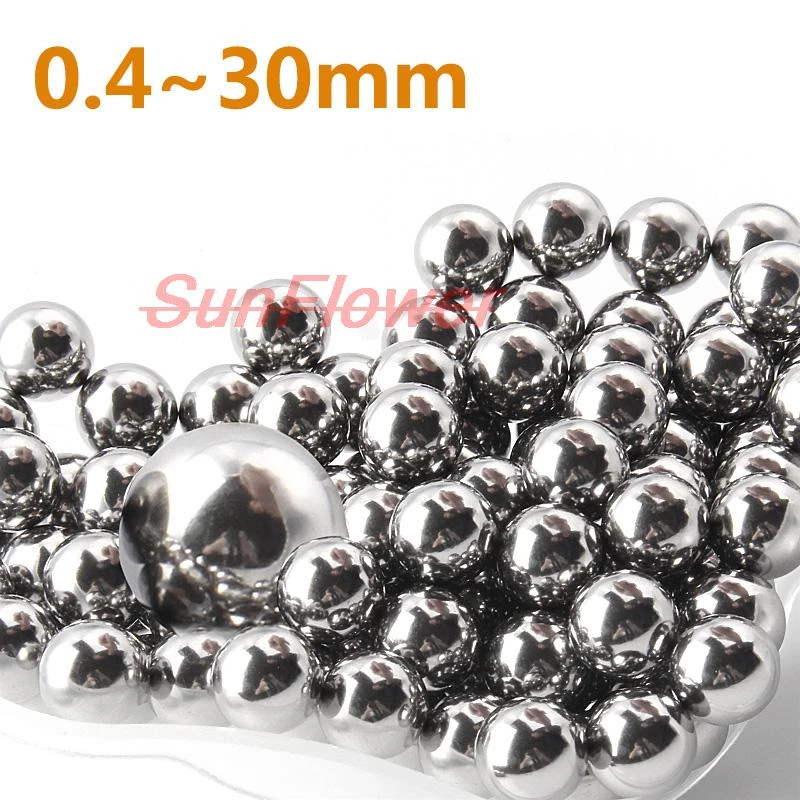 304 Stainless Steel Solid Ball Dia 0.430mm Sus Precision Bearing Steel