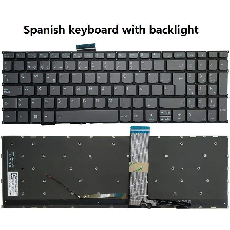 Clavier Lenovo Ideapad Espagnol – Neuf, Pièce D'origine 5N20L25924 !