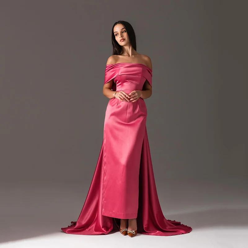 

Thinyfull Formal Mermaid Prom Evening Dresses Women Off The Shoulder Party Dress Saudi Arabia Night Cocktail Gowns Custom Size