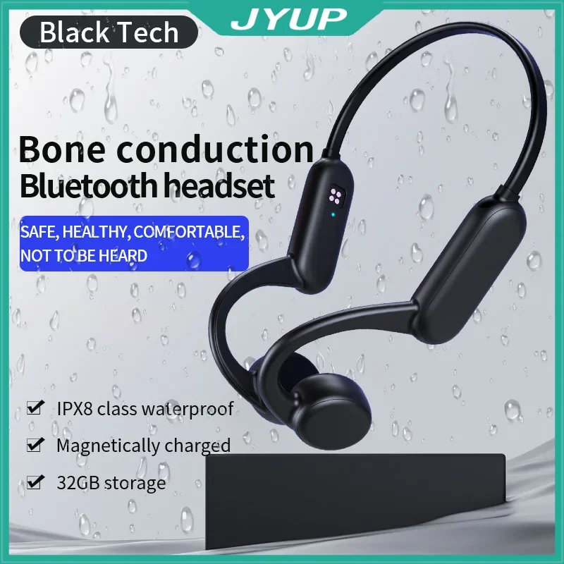 

pro new Bone conduction headsets Bluetooth after IPX8 waterproof MP3 32G RAM for shokz ear hook headset mic swimming headphones