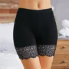 Women Plus Size Safety Pants Elastic Soft Comfortable Modal Material Nude/Black Shorts Lace Safety Short Pants Female Lingerie 3