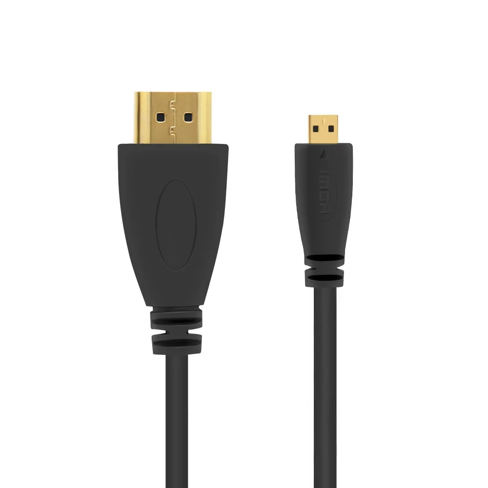 MicroHDTV Cable 3ft 1m1.5m 2m 3m 3D 4K*2K Male-Male High Premium Gold-plated  HDTV Adapter for Phone Tablet HDTV Camera - AliExpress