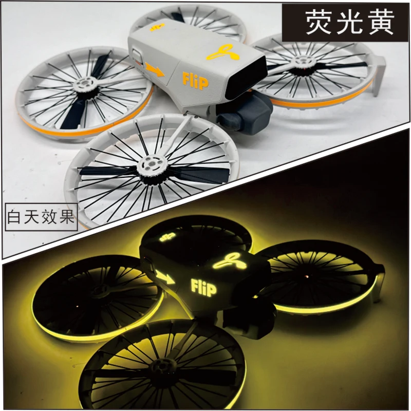 Colorful Luminous Stickers For DJI Flip Waterproof Night Flight Warning Drone Color Change Sticker drone accessories fashion stickers
