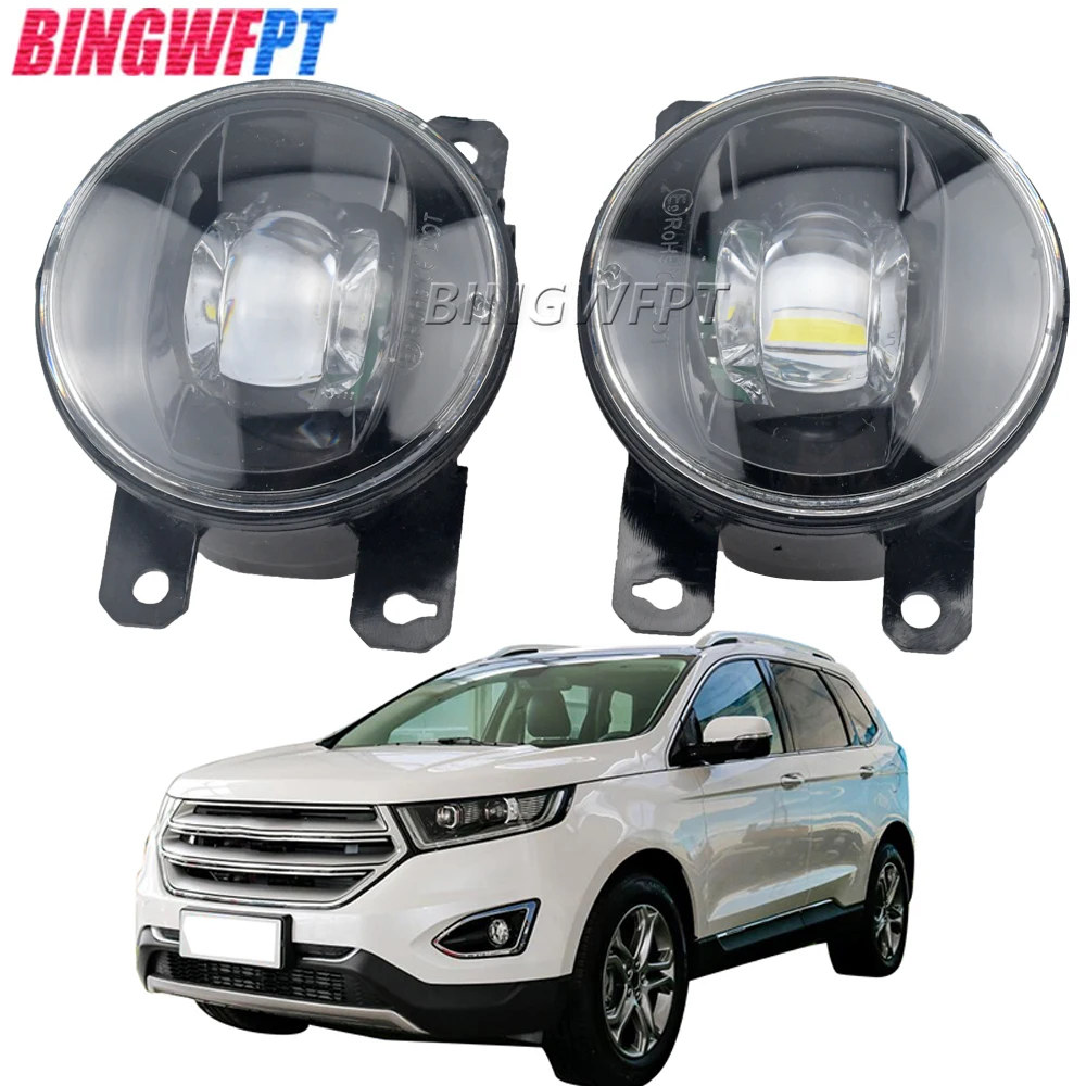 

Для Ford Edge 2015 2016 2017 2018 BINGWFPT 2 шт. высококачественные противотуманные фары, передний бампер, противотуманные фары
