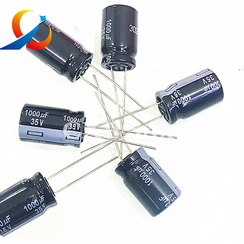 10 шт., электролитический конденсатор Panasonic 35 в 1000 мкФ, объем x 20 мм, низкий ESR EEUFR1V102 МКФ 35 в, новый