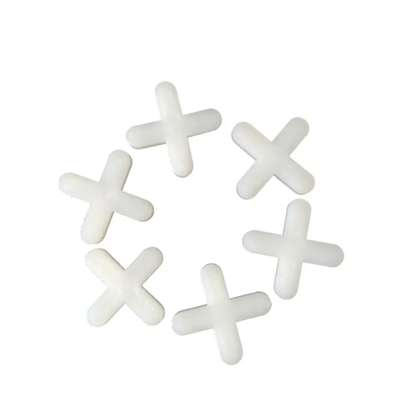 100-300pcs 1/1.5/2/2.5/3/4/5/8/10mm Plastic Cross Ceramic Tile Leveling System Clips Spacer Ceramic Floor Construction Tools