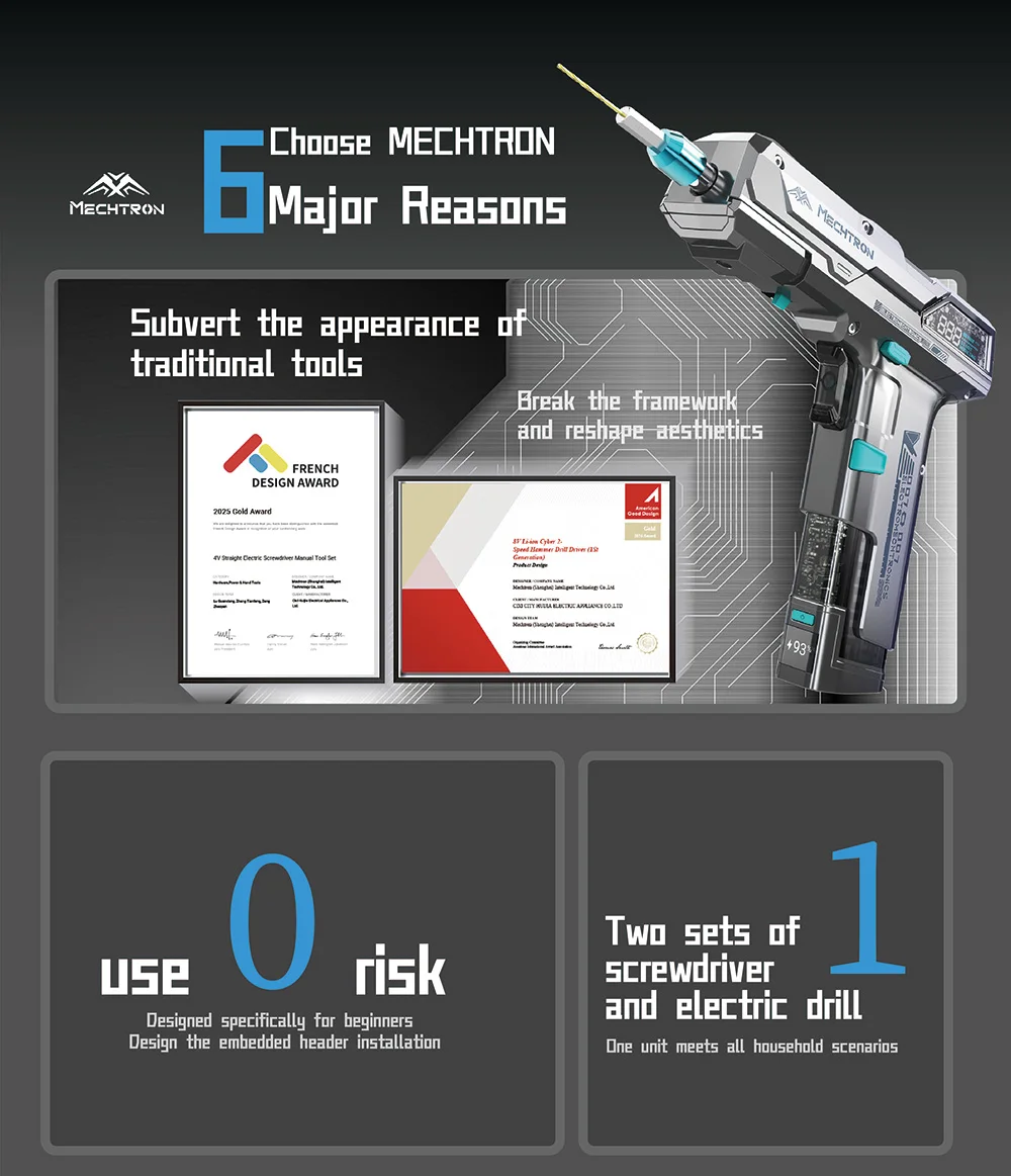 Mechtron TL-G007S Cyberpunk Hammer Drill