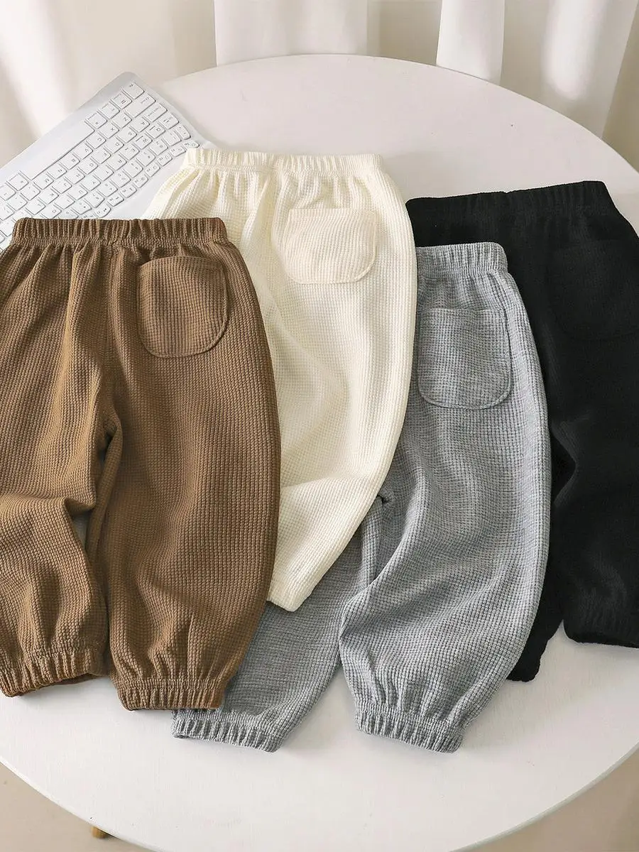 Children's Casual Pants 2025 Autumn New Sle Boys Girls Baby Faionable Versatile Long Trousers Kids' Clothing - Image 4