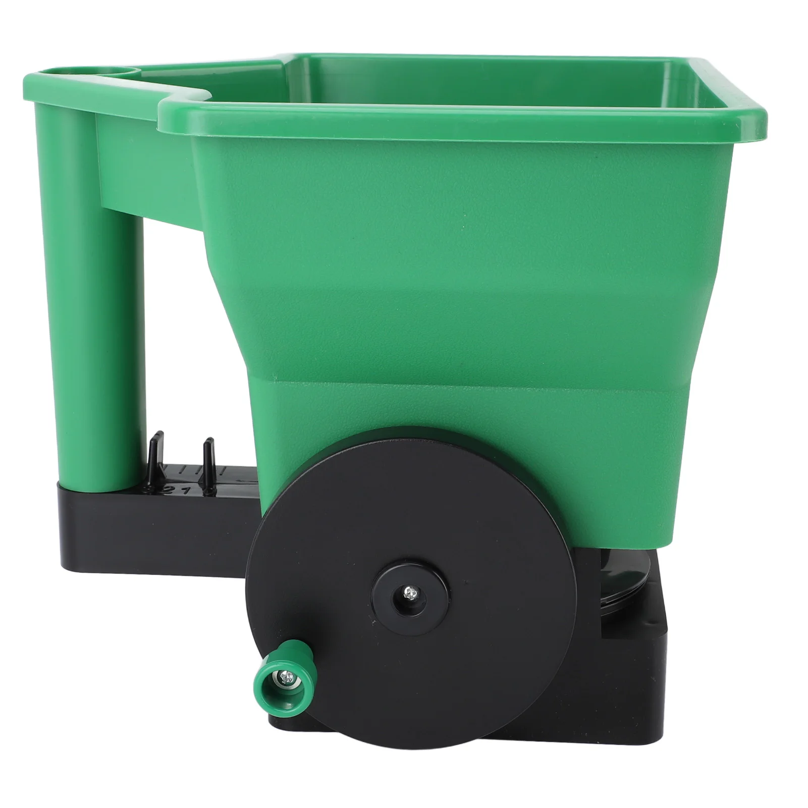 Hand Spreader 3L Manual Small Labor Saving Handheld Lawn Garden Spreader for Fertilizer Salt Green Small Manual Spreader