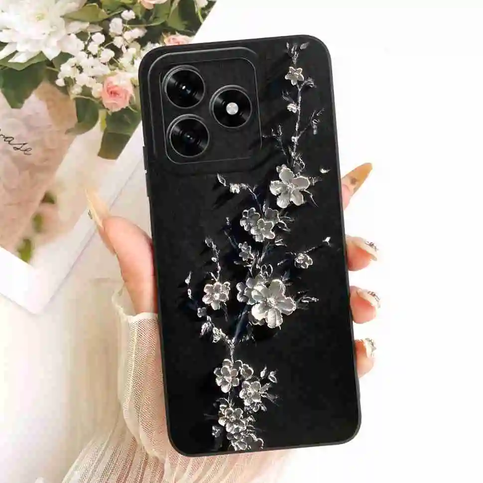 Cute Rabbit Cartoon Silicone Phone Case, Soft Protective Cover