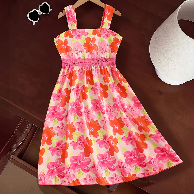 RFSS1826 - Cotton Floral Printed Sleeveless Full Set With Dupatta (Yellow)