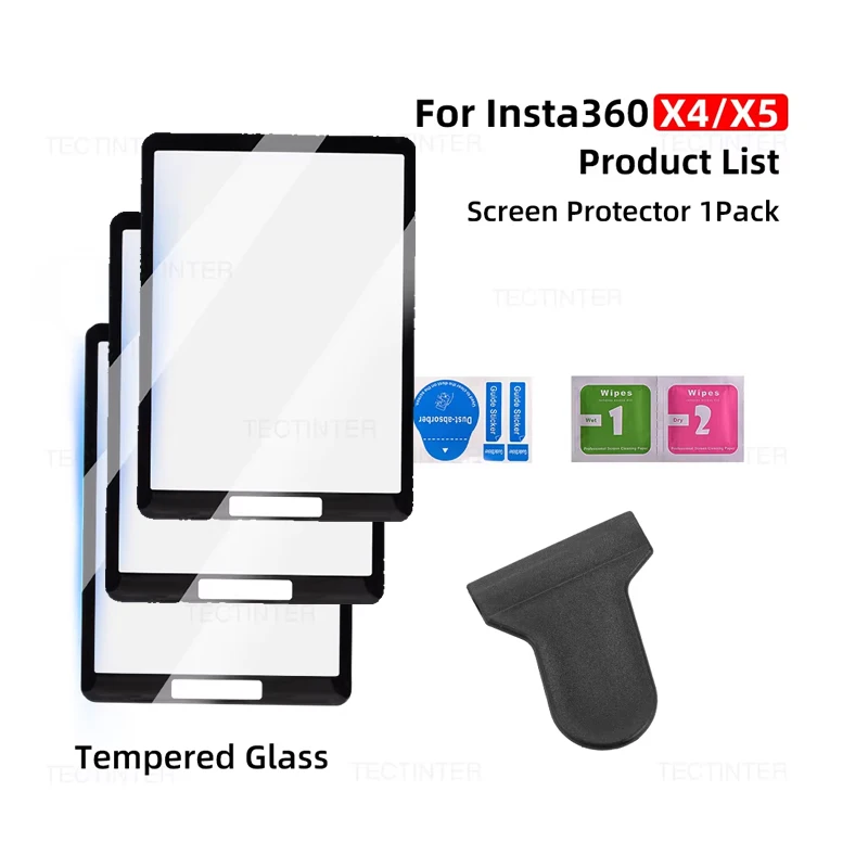 Premium Tempered Glass Screen and Lens Protector Kit