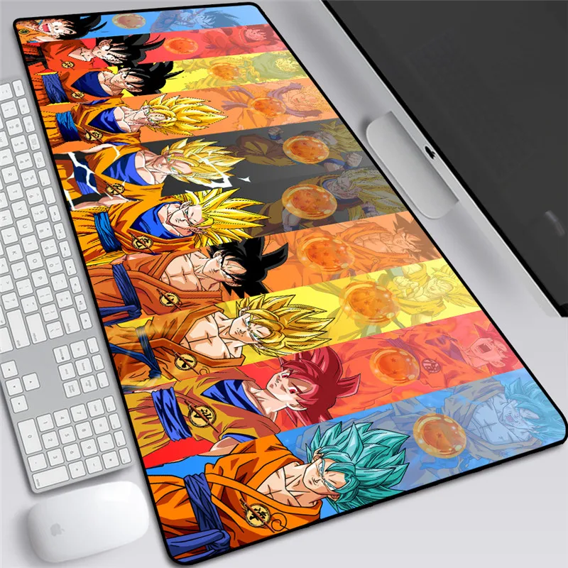 Mousepad Dragon Ball Anime Desenho Goku Gohan Super Saiyajin Esferas do  Dragão personalizado com apoio