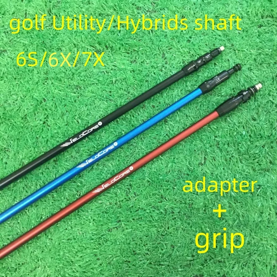 Golf Hybrids/utility Shaft VTS Graphite Assembly Sleeve And Grip 6S/6X/7X Flex Black/blue/red golf Club Shaft