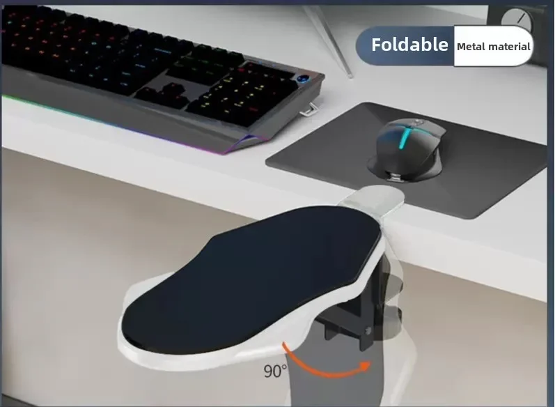 Computer Desk Arm Rest Pad Foldable Ergonomic Wrist Rest Support