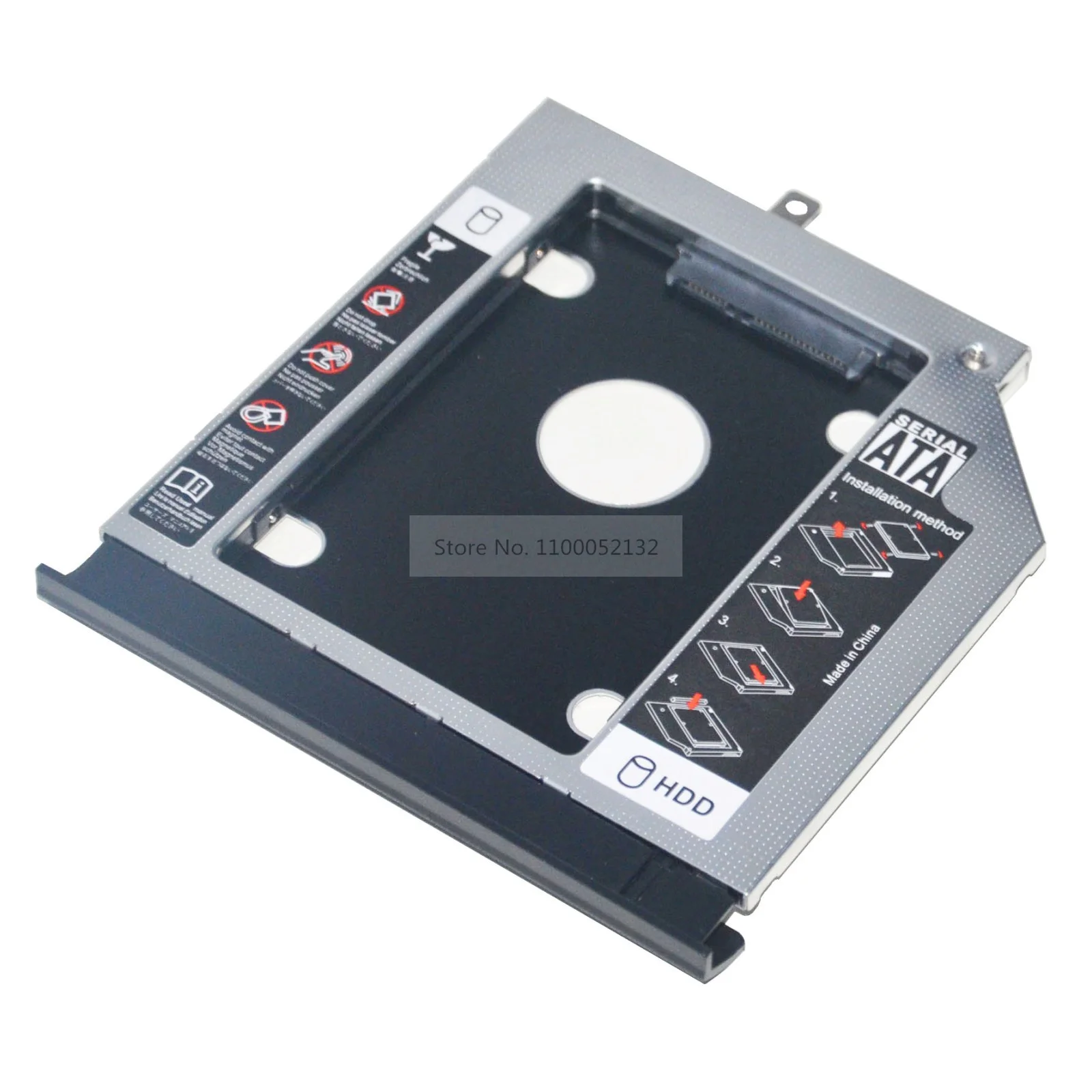С лицевой панелью переходник для установки второго SSD HDD жесткого диска