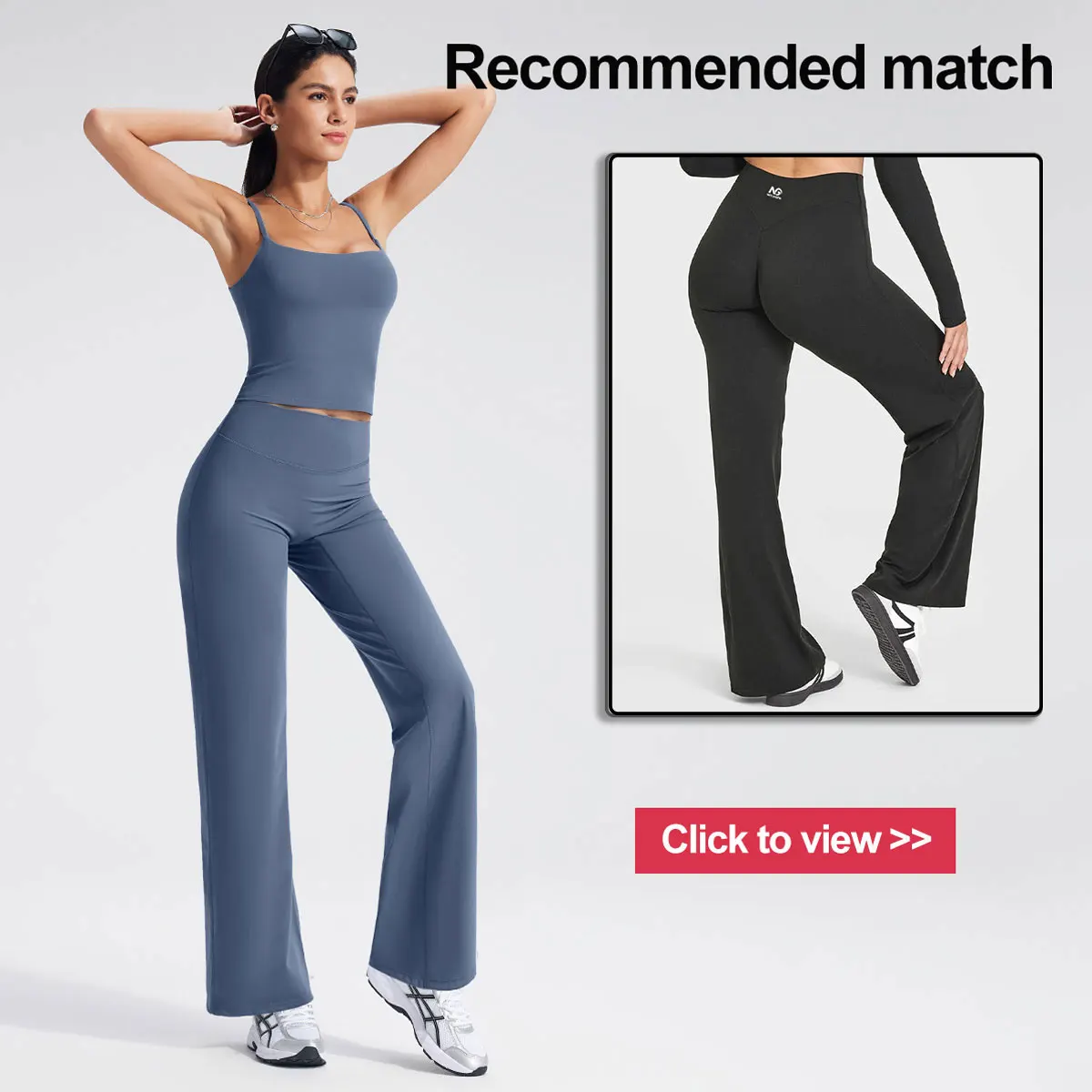 Débardeur Yoga avec Soutien-Gorge Intégré