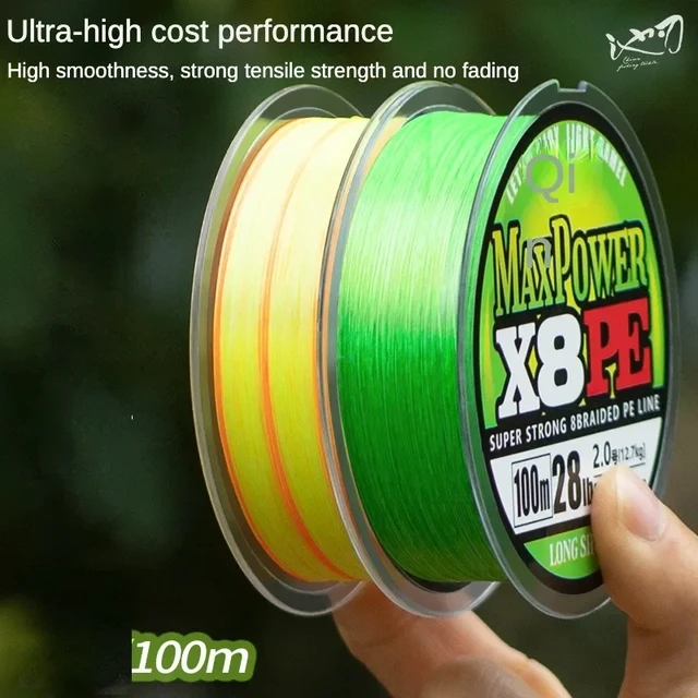 CNYUYU Braided Fishing Line 8 Strand Abrasion Resistant Braided Lines Super  Durable Casting Rainbow Color For Visibility 100M - AliExpress