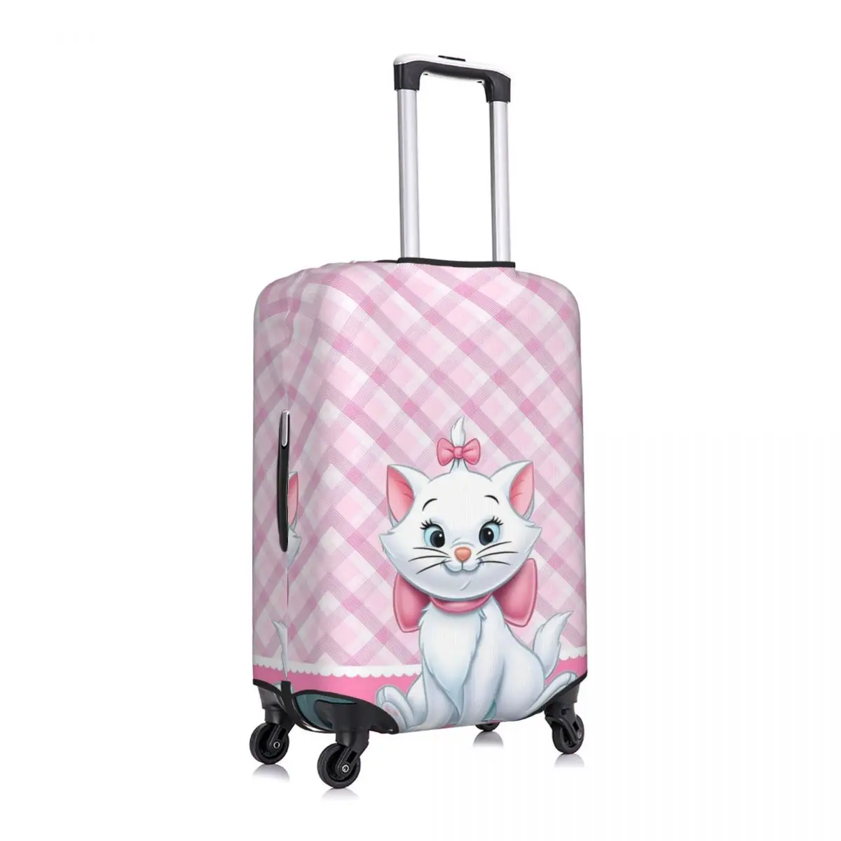 Marie Cat Suitcase Cover Cruise Trip Vacation Strectch Luggage Accesories Protection