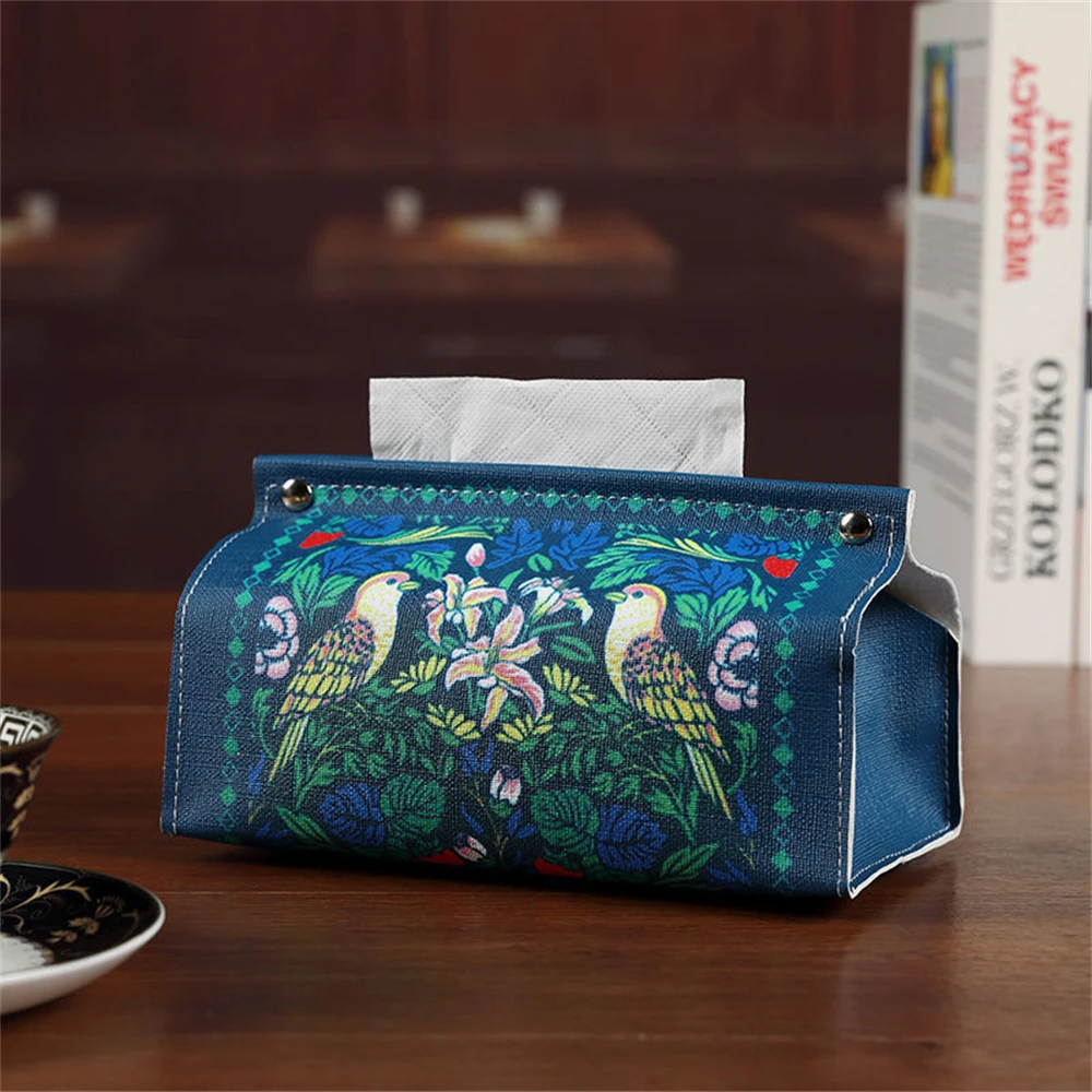 American Country Pastoral Tissue Box Creative Home Car Napkin Bathroom Room Case Christmas Decor