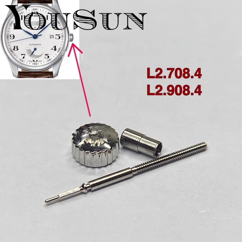 Per Longines Master Collection L2.708.4 L2.9084 Accessori Corona Testa Orologio