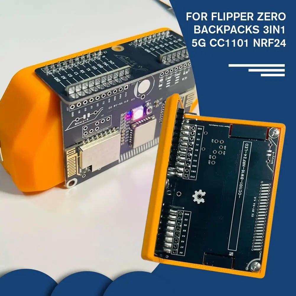 Flipper Zero バックパック 3-in1 5G CC1101 NRF24 モジュール Flipper