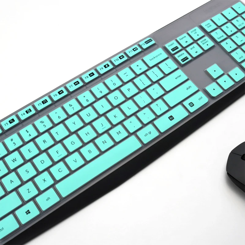 For Logitech Mk315 Mk235 K235 K375s Mk 315 Mk235 K375 S Silicone Wireless Bluetooth Desktop Keyboard Cover Protector Dust Cover