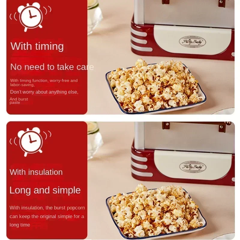 Commercial popcorn machine fully automatic small children's home popcorn machine electric hand-cranked popcorn ball 3