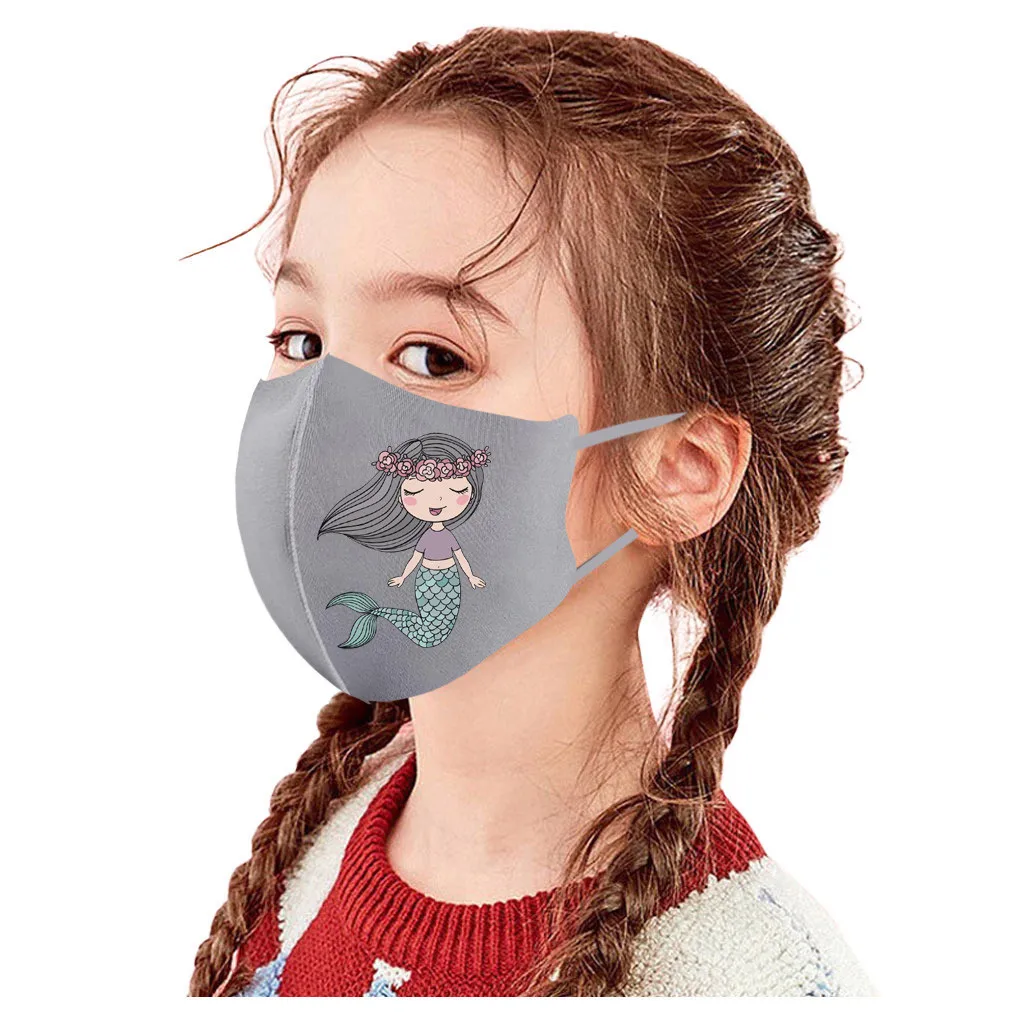 masque enfant Kids Children Boy Girl Outdoor Mouth маска Protection Face Reusable mascarilla Monder Scarf Halloween Cosplay MasK