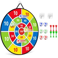 73.66cm Large Dart board for Kids with Sticky Balls Indoor Outdoor Fun Family Party Game Foldable & Portable Ideal Gift Toys