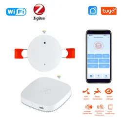 Tuya WiFi ZigBee Smart Human Presence Sensor Wall Mount PIR Motion Detector MmWave Radar Detection Home Security Smart Life APP