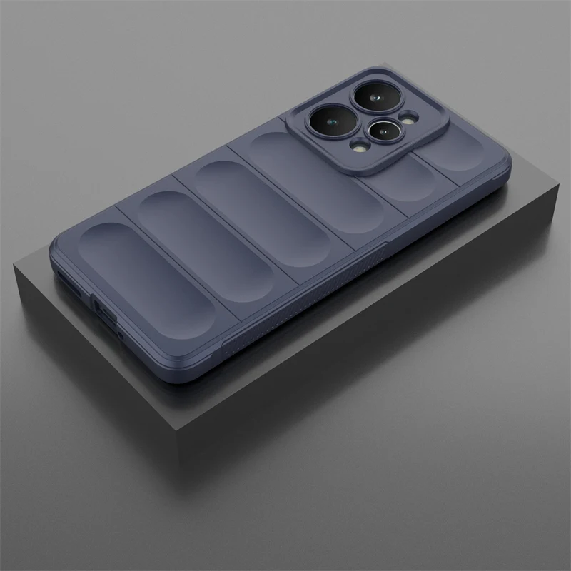 Durable Shockproof Plain Rubber Phone Case Cover