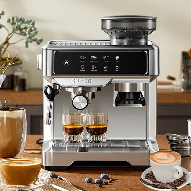 Electric Italian Coffee Machine Maker 15bar Pump Pressure with