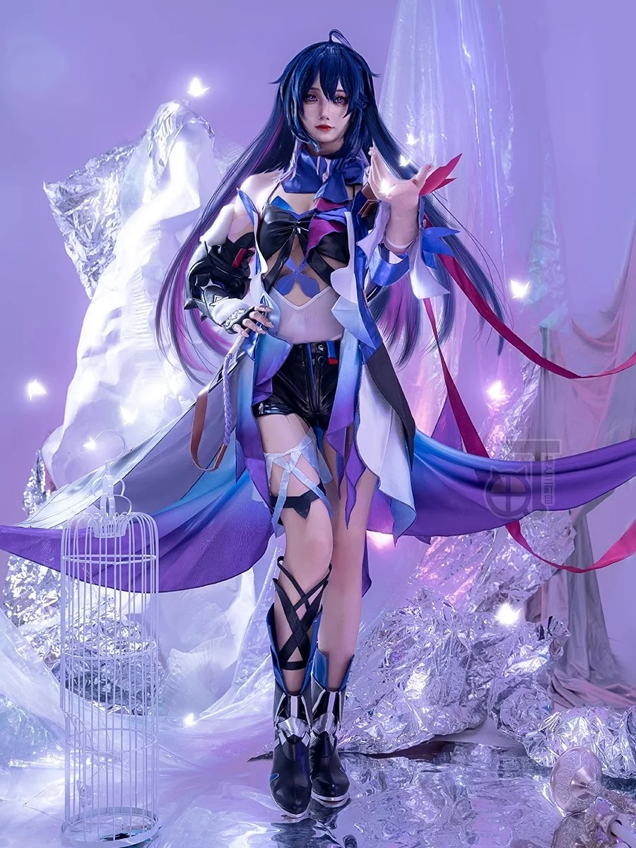 

Game Honkai 3 Cosplay Star Rail Seele Suit Girls Sexy Tops Shorts Skirts Scarf Anime Comic Con Accessories Halloween Costumes