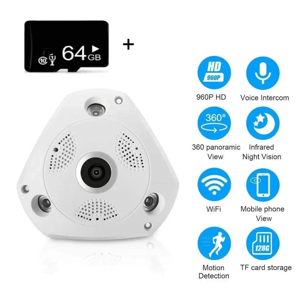 Reolink 6MP 360° Panorama Fisheye Camera, 2.4/5GHz Wi-Fi Reolink 6MP 360° Panorama Fisheye Camera, 2.4/5GHz Wi-Fi