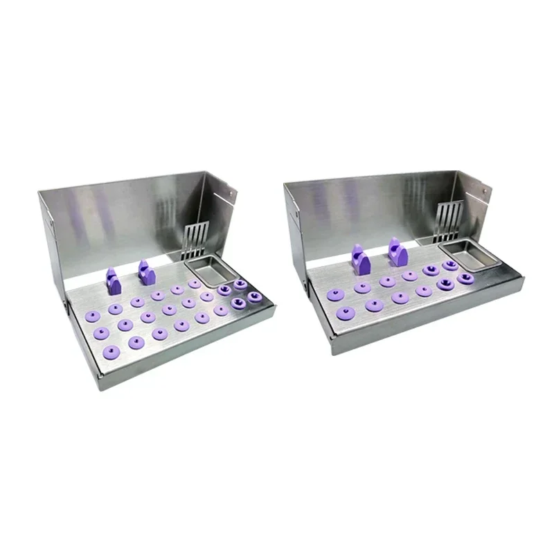 Planting Instrument Disinfection Box Sterilization Box Planting Drill Screwdriver Set Stainless Steel Dental Material
