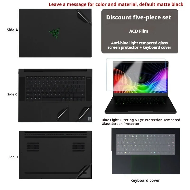 Premium Laptop Body Protective Film - Scratch-Resistant Case Cover