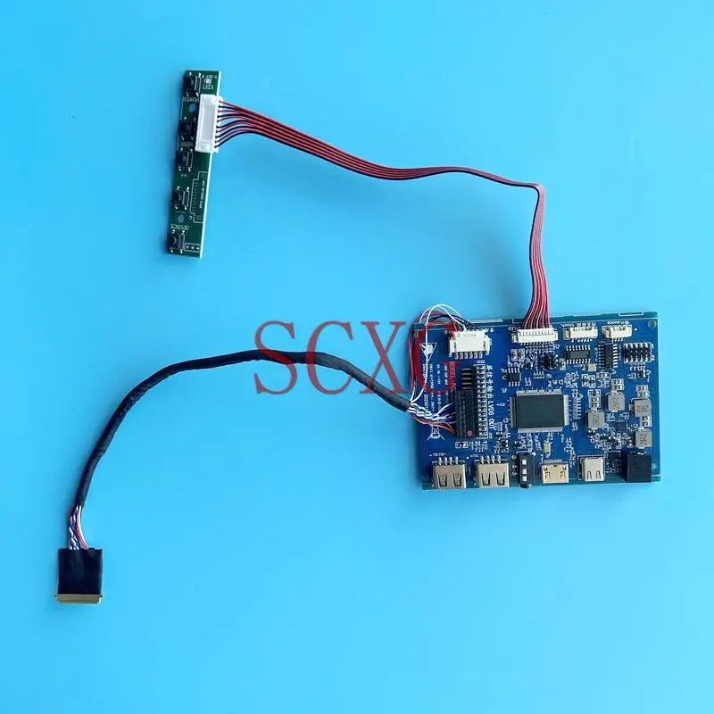 

Для N156HGE DIY Kit PCB 862 плата контроллера LVDS 40 Pin 2-USB TYPE-C Mini HDMI-совместимый дисплей для ноутбука 1920*1080 15,6"