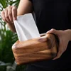 Walnut Tissue Box, Light Luxury Wooden Living Room Table Tissue Case, Desktop Napkin Holder, Creative Solid Wood Storage Box 2