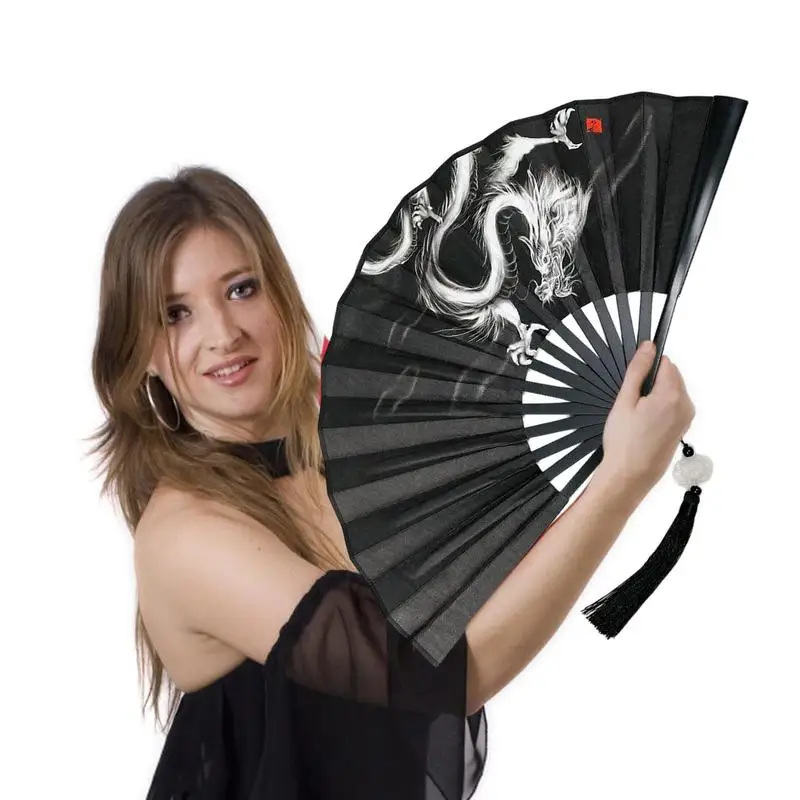 

Складной Ручной Веер в китайском стиле, портативные Цветочные вееры с различными узорами, многоразовые винтажные вееры ручной работы для домашнего декора