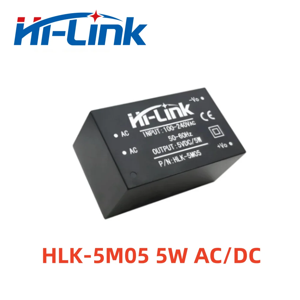 Switching Power Supply Power Supply Power Adapter Hi-Link 5M05 5V 5W 1A Output AC DC Power Supply Transformer HLK-5M05 Mini Size Isolated Convertor
